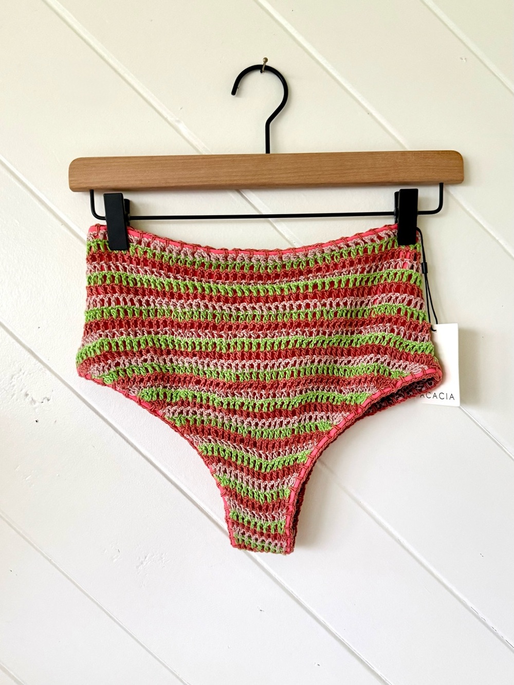 ACACIA Fiore bottom in Taffy Stripe Crochet